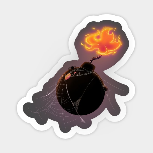 Halloween Bomb Squad Sticker by GodzillaMendoza